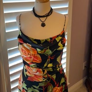 Beautiful satin floral dress